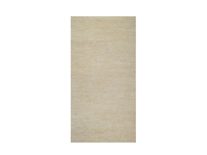 6'0" x 11'10" New Hand Knotted Ivory Wool Runner Oriental Rug - MOA10291298
