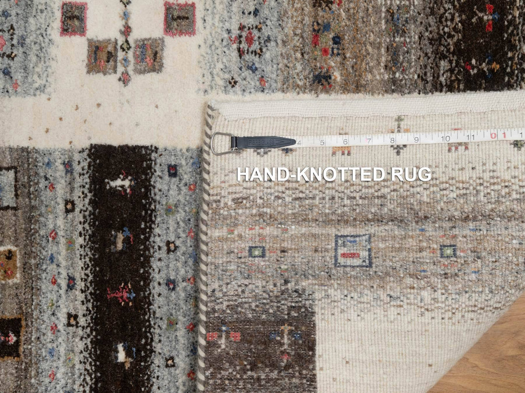 2'3" x 4'6" New Hand Knotted Ivory Wool Rectangle Oriental Rug - MOA10291330