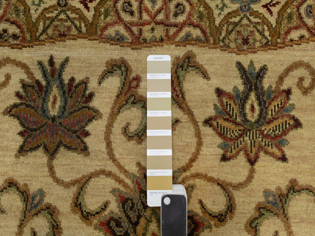 5'0" x 8'2" New Hand Knotted Brown Wool Rectangle Oriental Rug - MOA10291362
