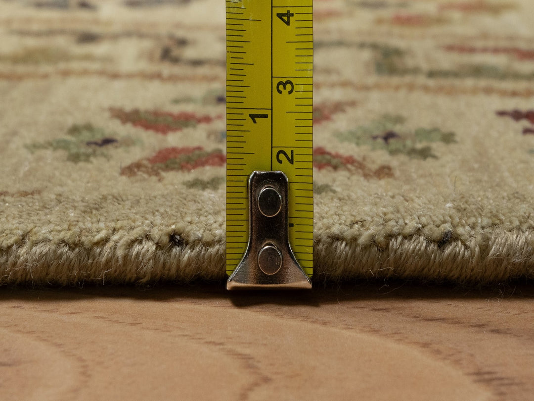 5'0" x 8'2" New Hand Knotted Brown Wool Rectangle Oriental Rug - MOA10291362