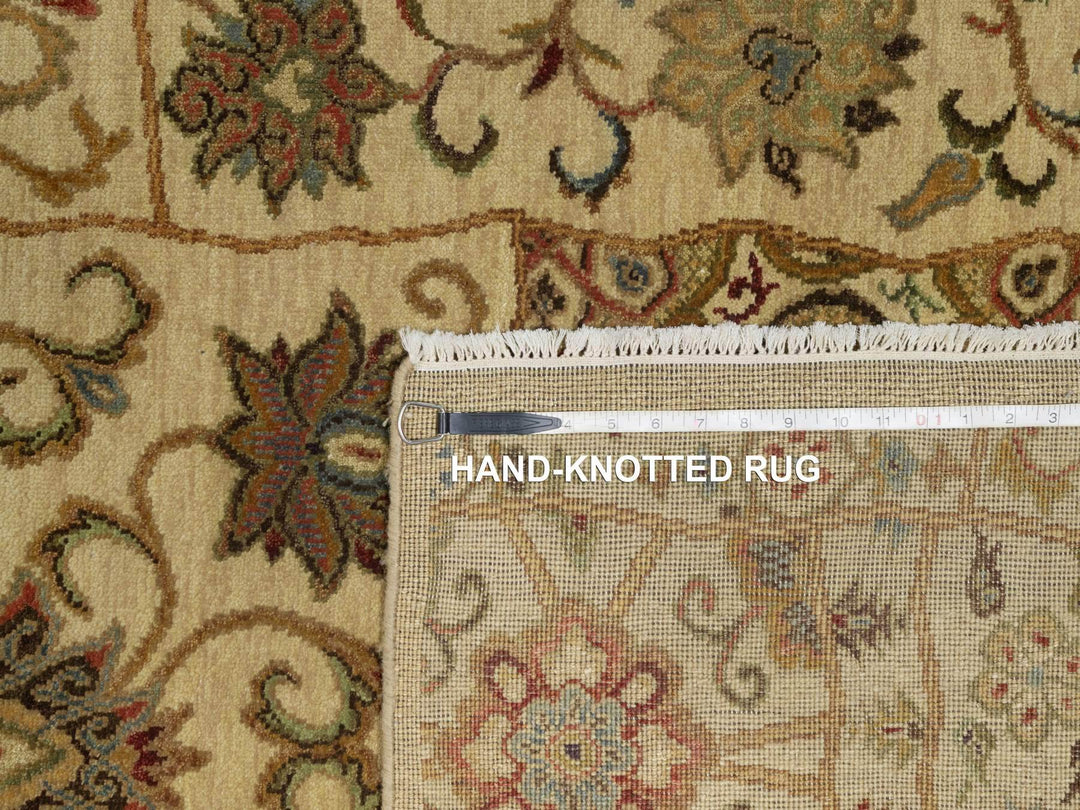 5'0" x 8'2" New Hand Knotted Brown Wool Rectangle Oriental Rug - MOA10291362