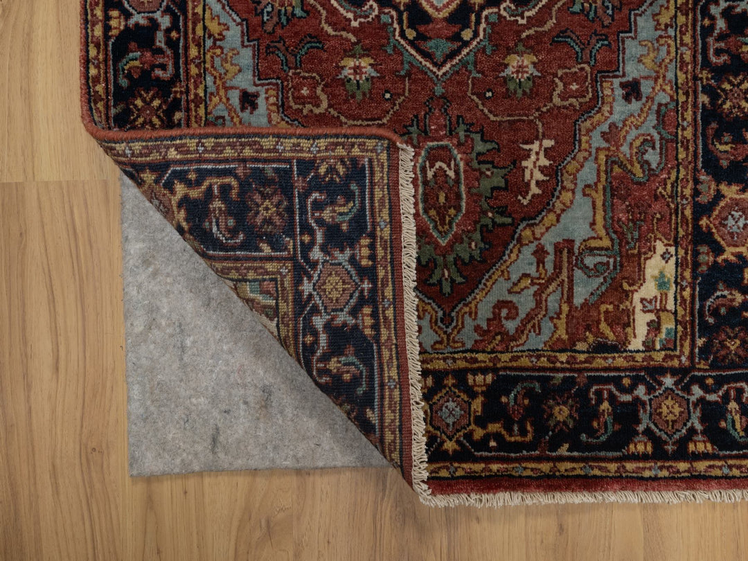 2'7" x 6'1" New Hand Knotted Red Wool Runner Oriental Rug - MOA10291368