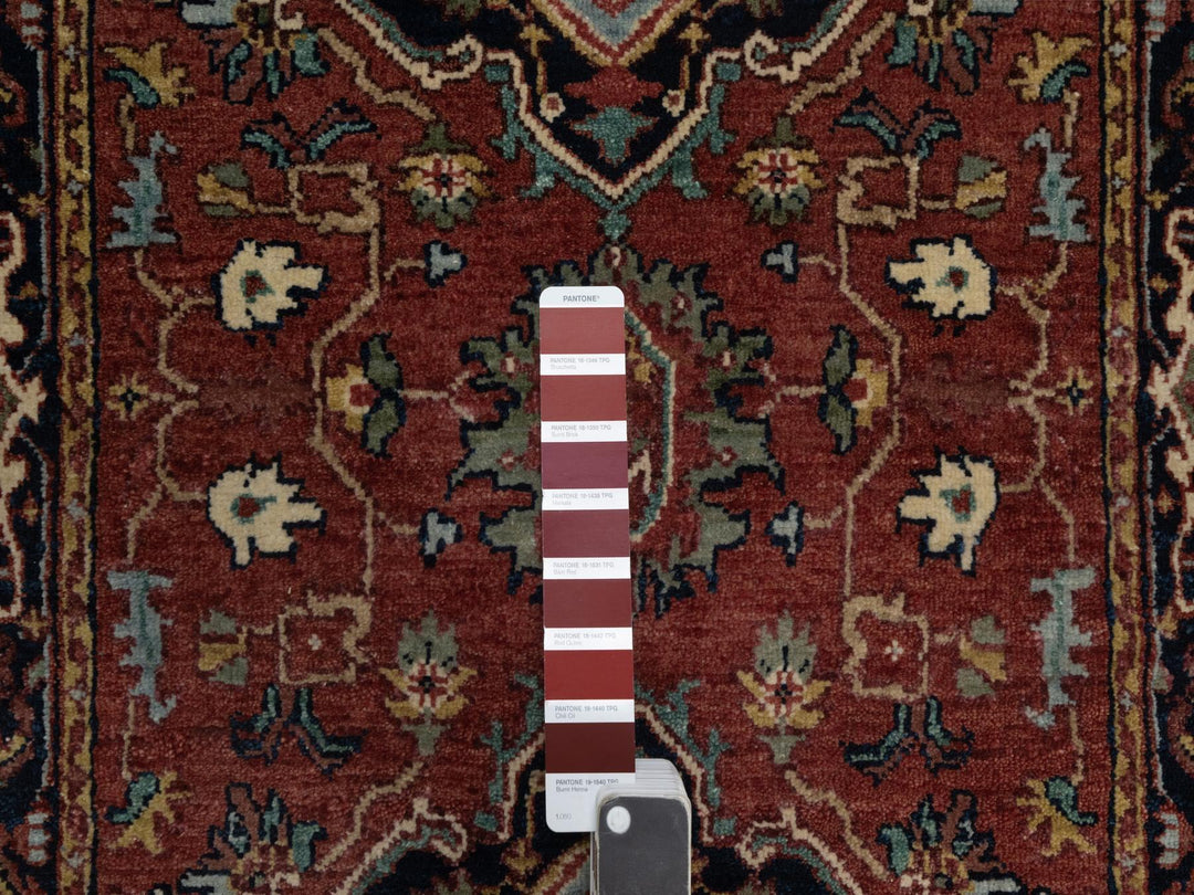 2'7" x 6'1" New Hand Knotted Red Wool Runner Oriental Rug - MOA10291368