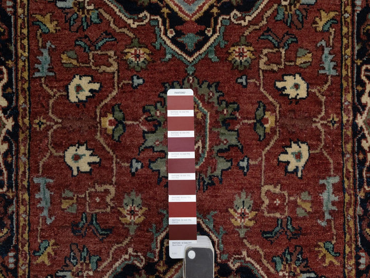 2'7" x 6'1" New Hand Knotted Red Wool Runner Oriental Rug - MOA10291368