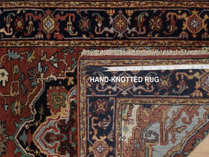 2'7" x 6'1" New Hand Knotted Red Wool Runner Oriental Rug - MOA10291368