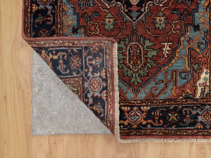 2'7" x 6'1" New Hand Knotted Red Wool Runner Oriental Rug - MOA10291370
