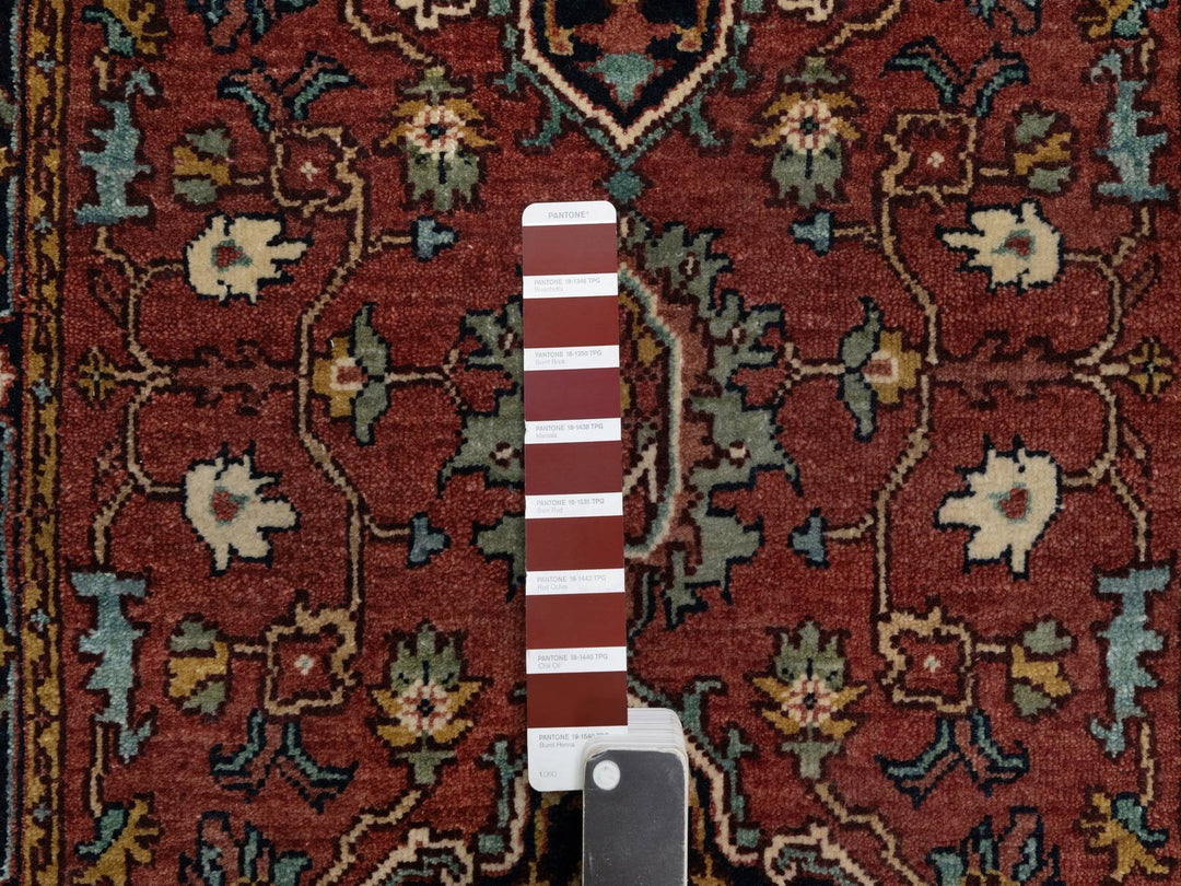 2'7" x 6'1" New Hand Knotted Red Wool Runner Oriental Rug - MOA10291370