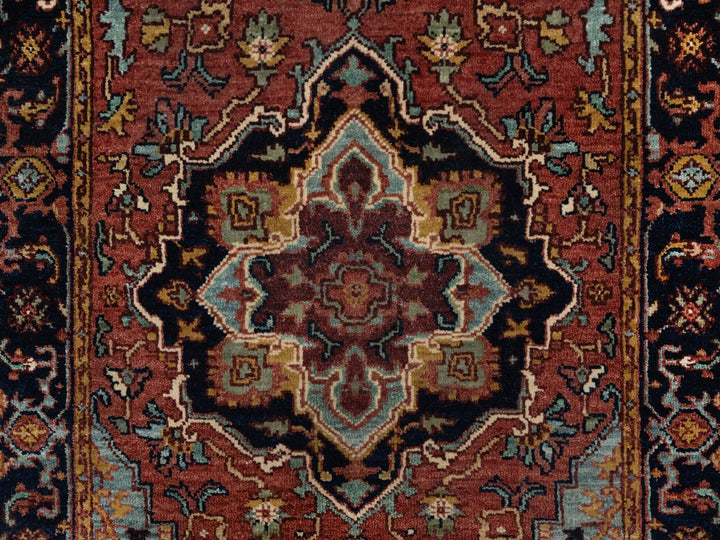 2'7" x 6'1" New Hand Knotted Red Wool Runner Oriental Rug - MOA10291370