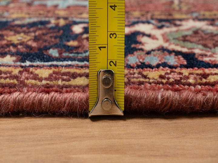 2'7" x 6'1" New Hand Knotted Red Wool Runner Oriental Rug - MOA10291370