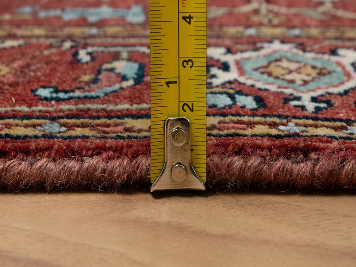 2'8" x 6'2" New Hand Knotted Red Wool Runner Oriental Rug - MOA10291371