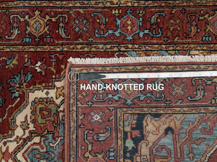 2'8" x 6'2" New Hand Knotted Red Wool Runner Oriental Rug - MOA10291371