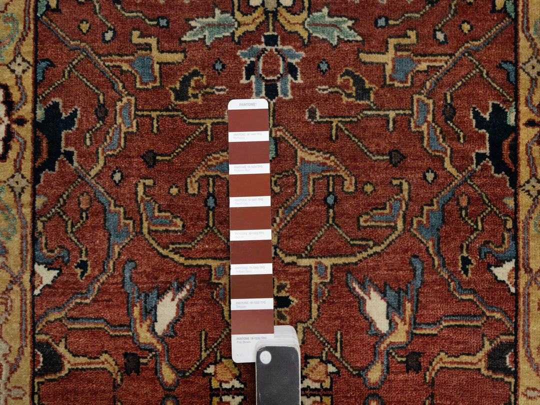 2'6" x 6'1" New Hand Knotted Red Wool Runner Oriental Rug - MOA10291374