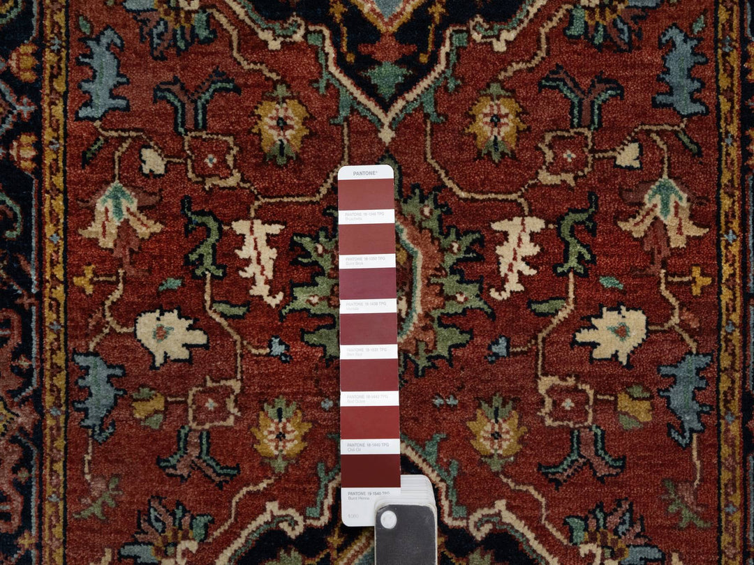 2'7" x 8'1" New Hand Knotted Red Wool Runner Oriental Rug - MOA10291378