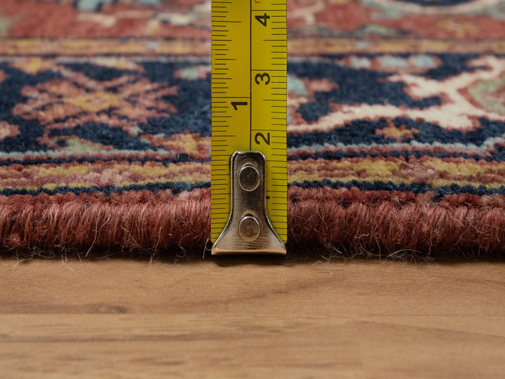 2'7" x 8'1" New Hand Knotted Red Wool Runner Oriental Rug - MOA10291378