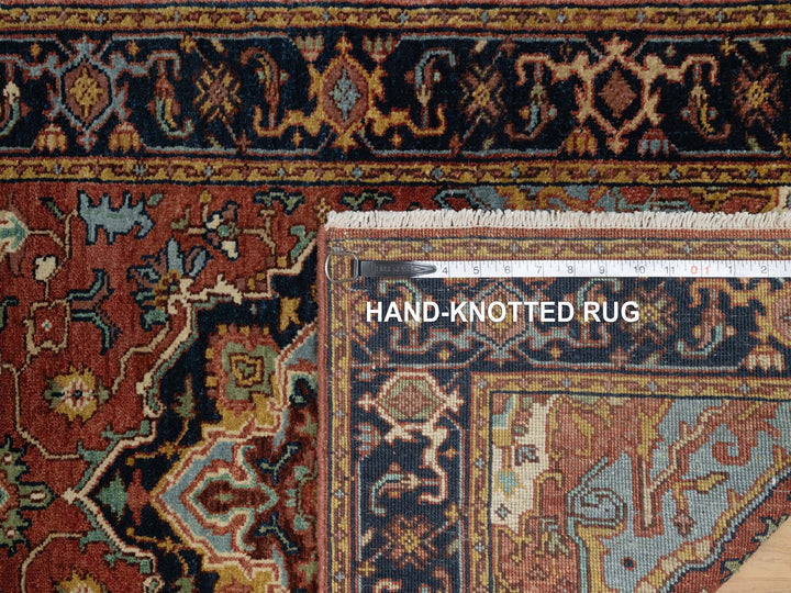 2'7" x 8'1" New Hand Knotted Red Wool Runner Oriental Rug - MOA10291378