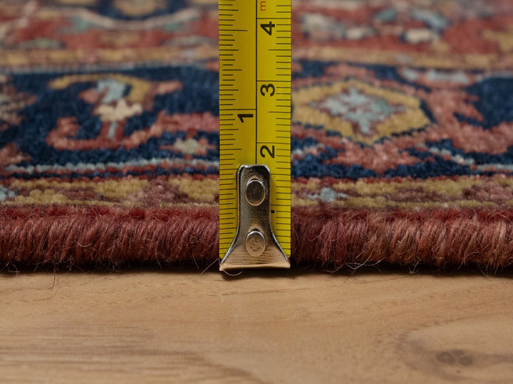 2'7" x 10'0" New Hand Knotted Red Wool Runner Oriental Rug - MOA10291379