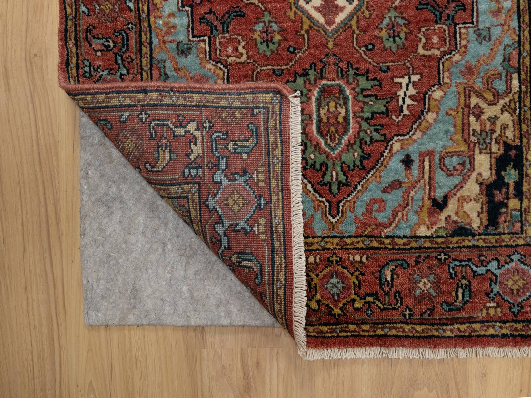 2'7" x 8'2" New Hand Knotted Red Wool Runner Oriental Rug - MOA10291380