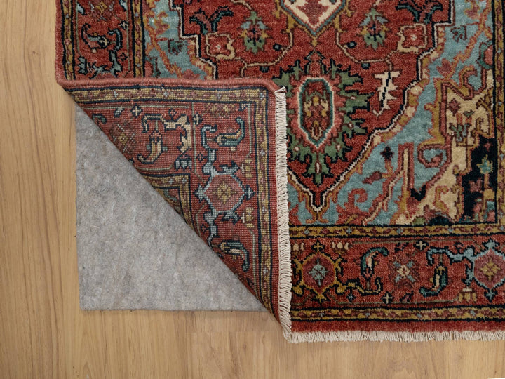 2'7" x 8'2" New Hand Knotted Red Wool Runner Oriental Rug - MOA10291380