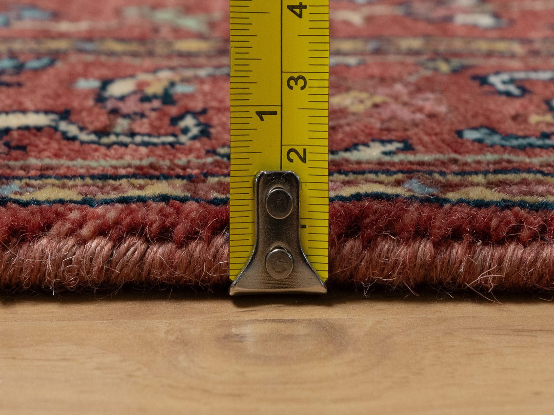 2'7" x 8'2" New Hand Knotted Red Wool Runner Oriental Rug - MOA10291380