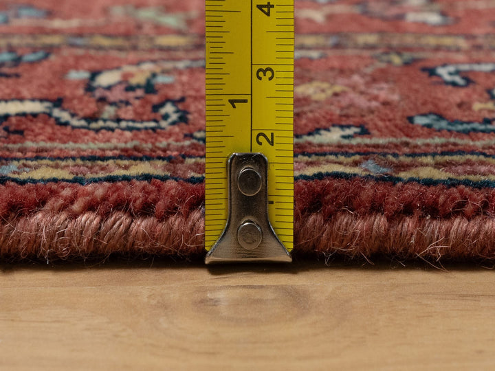 2'7" x 8'2" New Hand Knotted Red Wool Runner Oriental Rug - MOA10291380