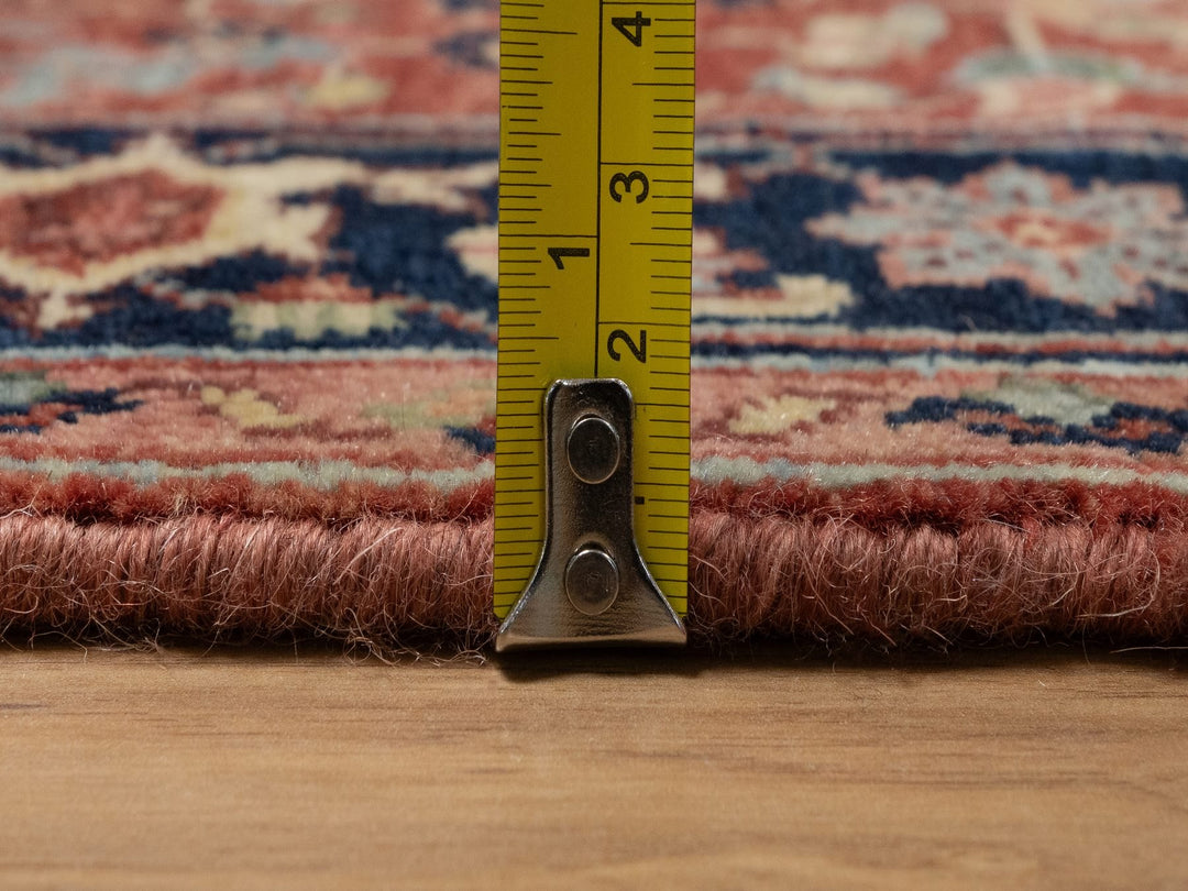 2'7" x 10'2" New Hand Knotted Red Wool Runner Oriental Rug - MOA10291383