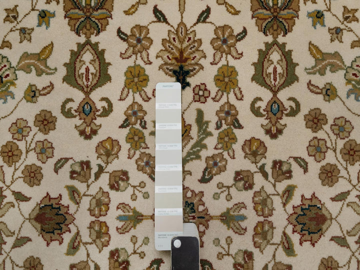 3'0" x 4'11" New Hand Knotted Ivory Wool Rectangle Oriental Rug - MOA10291407