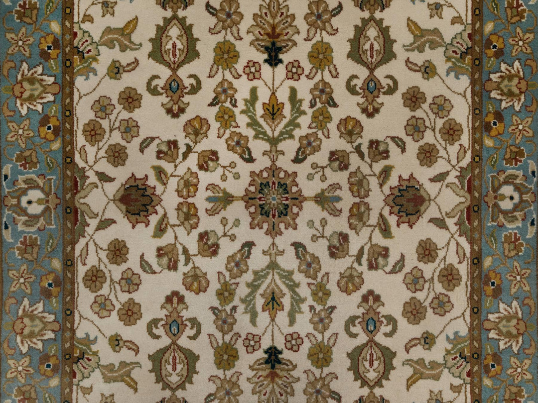 3'0" x 4'11" New Hand Knotted Ivory Wool Rectangle Oriental Rug - MOA10291407