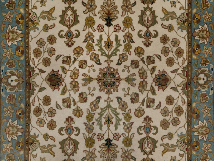 3'0" x 4'11" New Hand Knotted Ivory Wool Rectangle Oriental Rug - MOA10291407