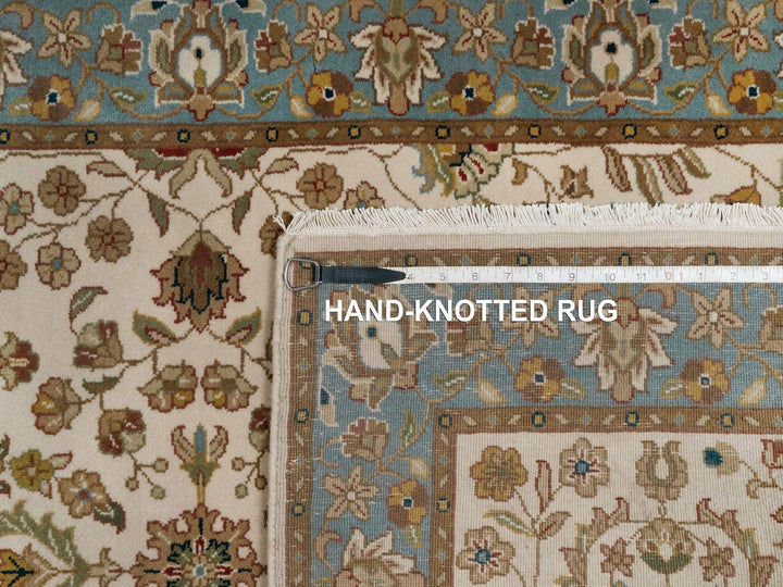 3'0" x 4'11" New Hand Knotted Ivory Wool Rectangle Oriental Rug - MOA10291407