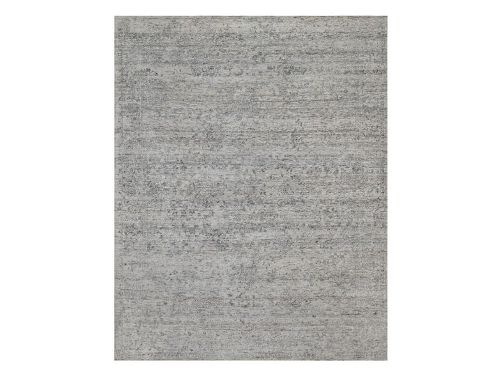 7'10" x 10'0" New Hand Knotted Ivory Wool Rectangle Oriental Rug - MOA10291423