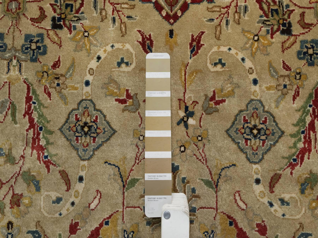 7'11" x 10'0" New Hand Knotted Brown Wool Rectangle Oriental Rug - MOA10291432