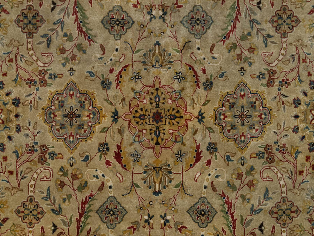 7'11" x 10'0" New Hand Knotted Brown Wool Rectangle Oriental Rug - MOA10291432