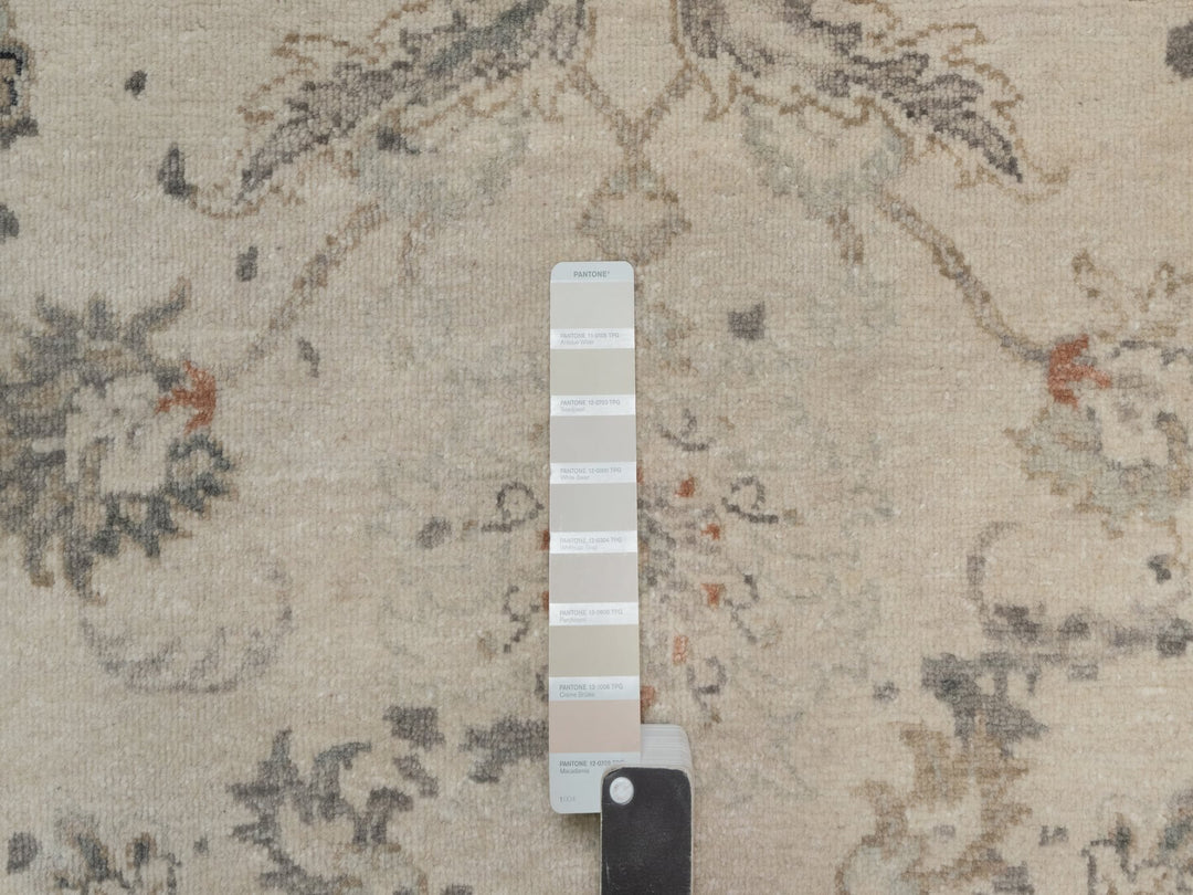 9'0" x 12'2" New Hand Knotted Black Wool Rectangle Oriental Rug - MOA10291441