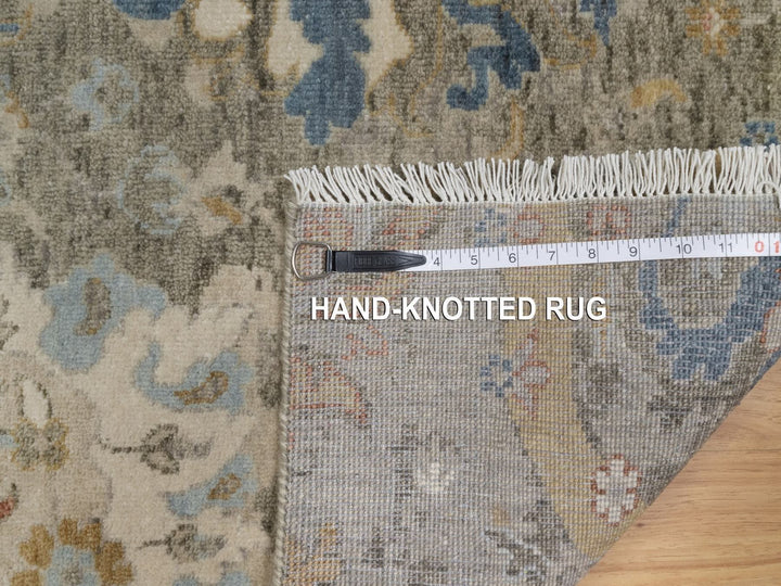 2'0" x 3'1" New Hand Knotted Brown Wool Rectangle Oriental Rug - MOA10291447