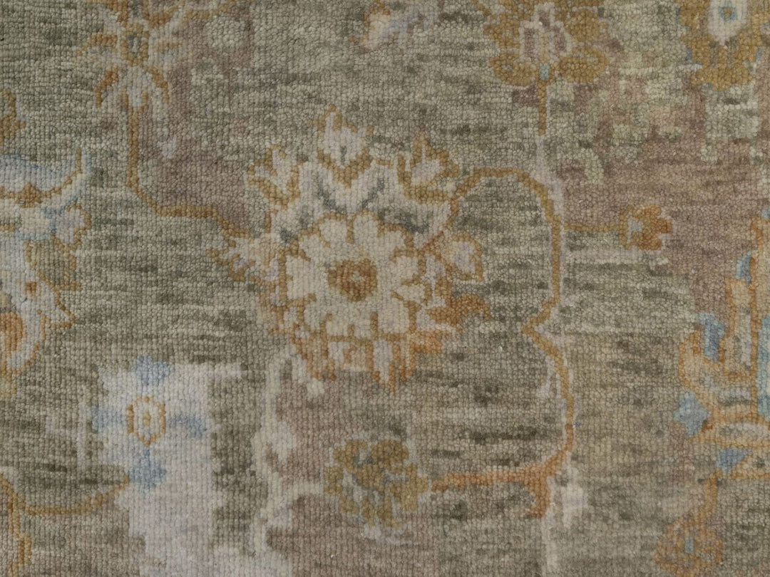 2'0" x 3'0" New Hand Knotted Brown Wool Rectangle Oriental Rug - MOA10291449