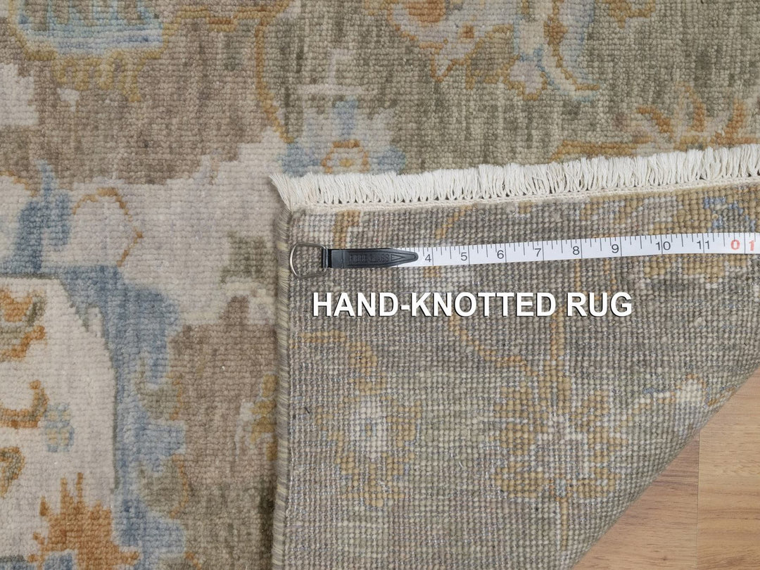 2'0" x 3'0" New Hand Knotted Brown Wool Rectangle Oriental Rug - MOA10291449