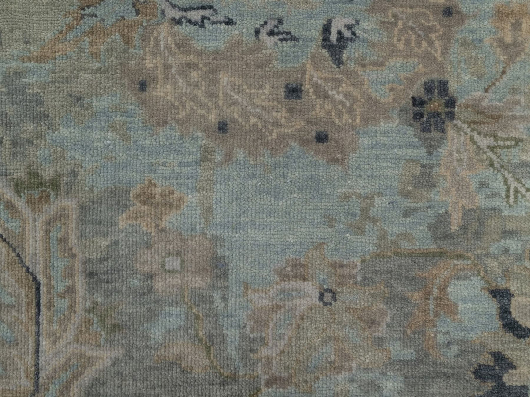 2'0" x 2'11" New Hand Knotted Grey Wool Rectangle Oriental Rug - MOA10291456