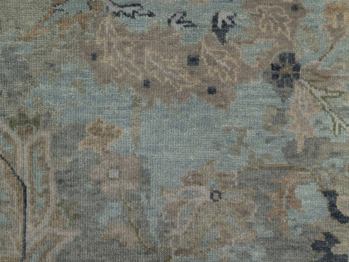 2'0" x 2'11" New Hand Knotted Grey Wool Rectangle Oriental Rug - MOA10291456