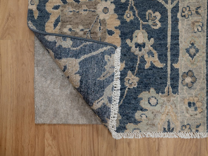 2'0" x 3'1" New Hand Knotted Blue Wool Rectangle Oriental Rug - MOA10291459