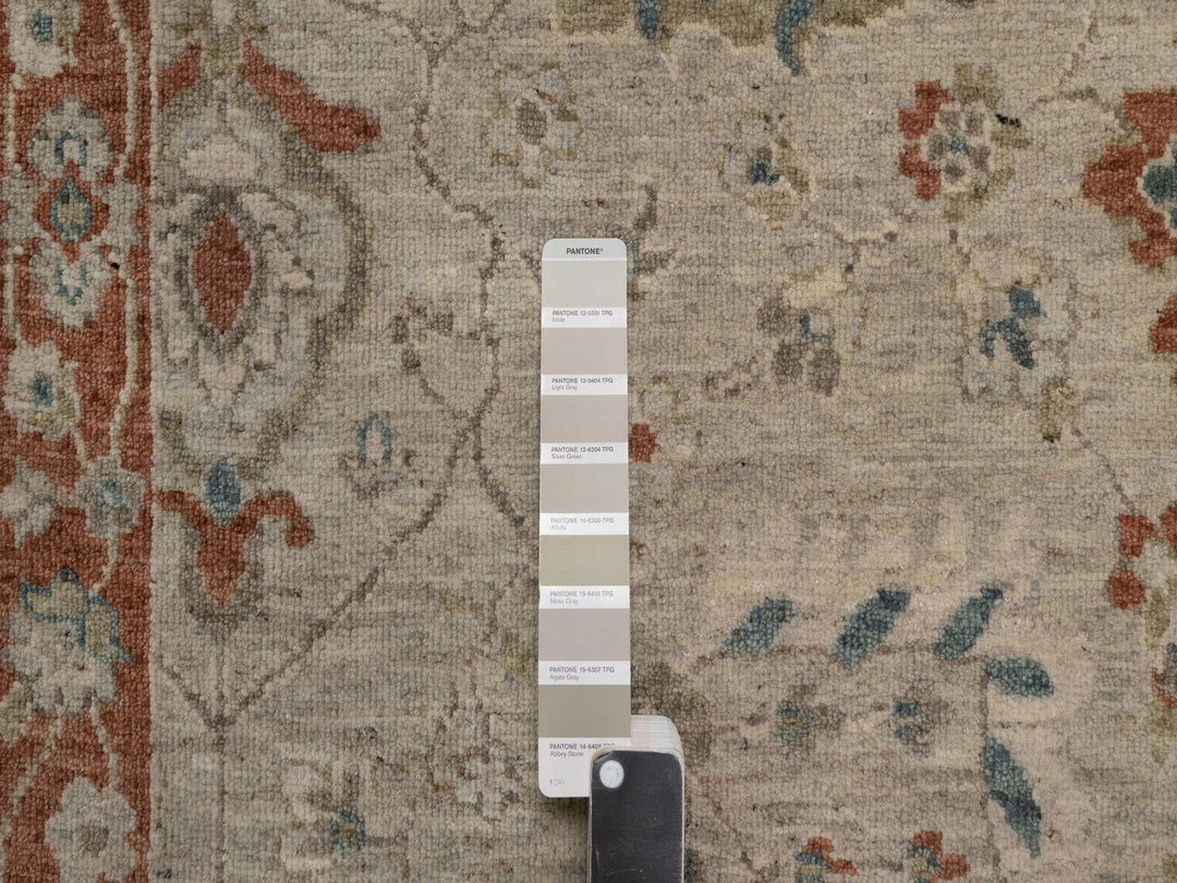 2'2" x 3'1" New Hand Knotted Beige Wool Rectangle Oriental Rug - MOA10291464