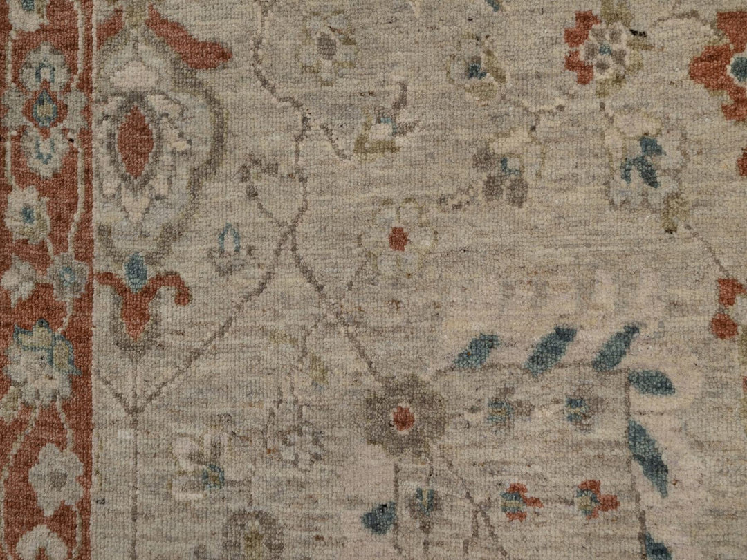 2'2" x 3'1" New Hand Knotted Beige Wool Rectangle Oriental Rug - MOA10291464