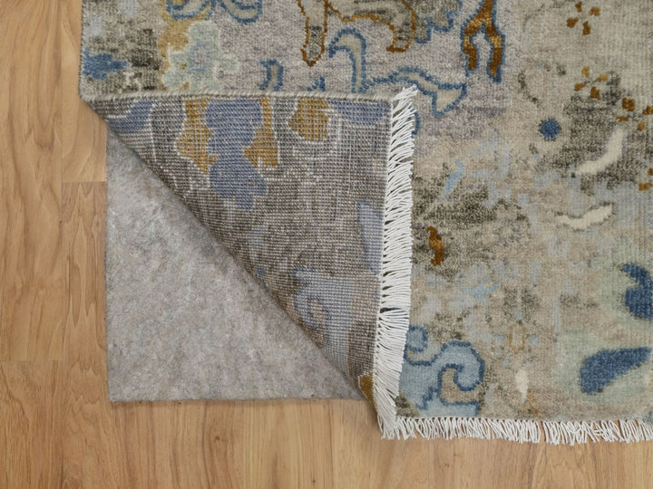 2'0" x 3'1" New Hand Knotted Ivory Wool Rectangle Oriental Rug - MOA10291465