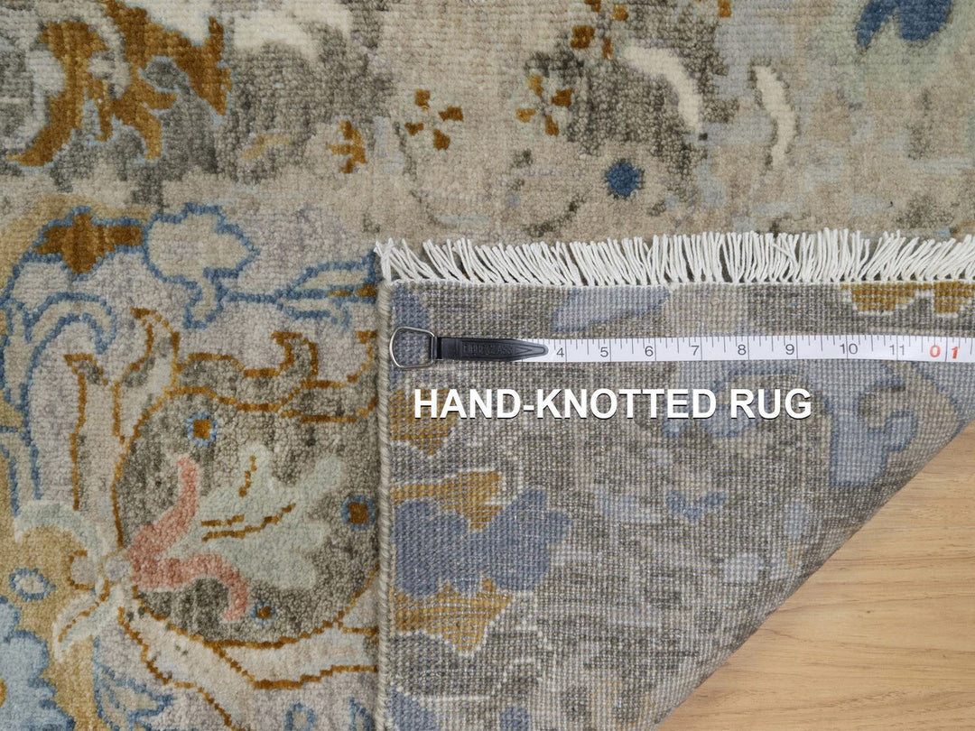 2'0" x 3'1" New Hand Knotted Ivory Wool Rectangle Oriental Rug - MOA10291465