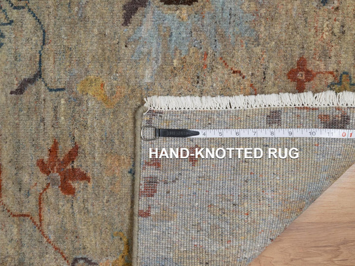 2'1" x 3'1" New Hand Knotted Brown Wool Rectangle Oriental Rug - MOA10291466