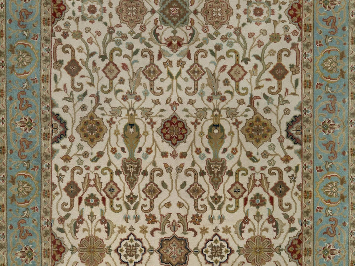 3'0" x 15'6" New Hand Knotted Ivory Wool Runner Oriental Rug - MOA10291474