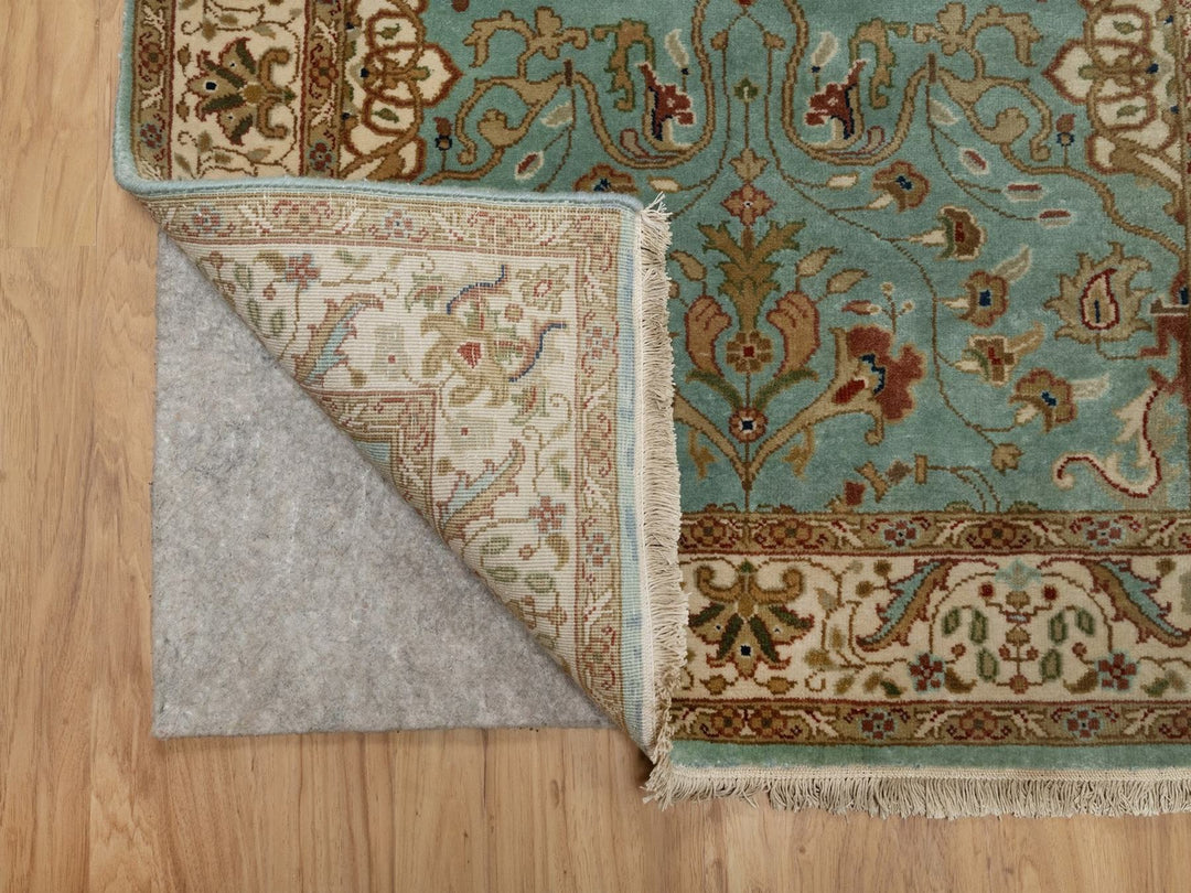 2'9" x 19'8" New Hand Knotted Blue Wool Runner Oriental Rug - MOA10291477