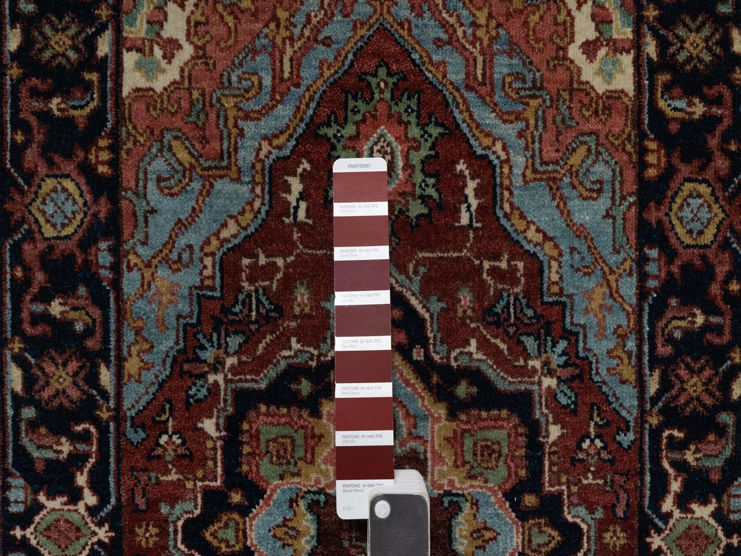 2'0" x 3'1" New Hand Knotted Red Wool Rectangle Oriental Rug - MOA10291481