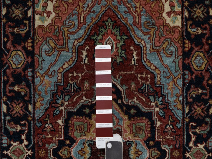 2'0" x 3'1" New Hand Knotted Red Wool Rectangle Oriental Rug - MOA10291481