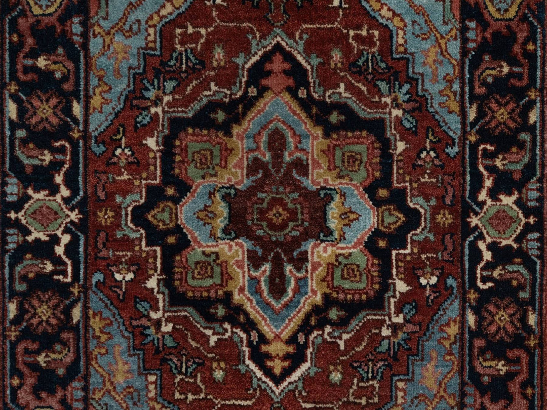 2'0" x 3'1" New Hand Knotted Red Wool Rectangle Oriental Rug - MOA10291481