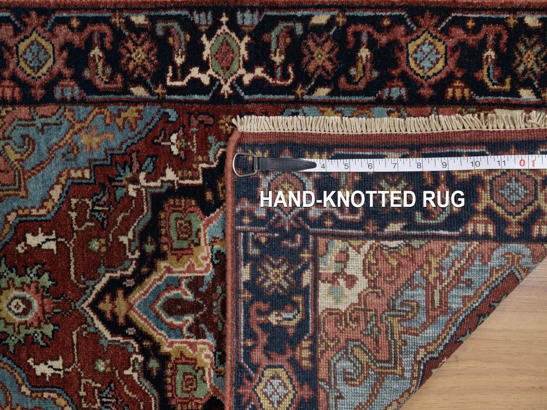 2'0" x 3'1" New Hand Knotted Red Wool Rectangle Oriental Rug - MOA10291481